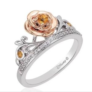 BEAUTY AND BEAST Enchanted Disney Rose Ring